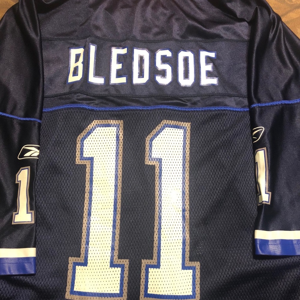 Buffalo Bills NFL football jersey- Bledsoe #11